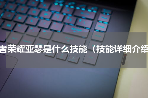 王者荣耀亚瑟是什么技能（技能详细介绍）