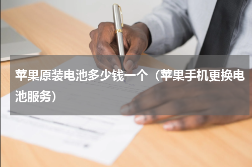 苹果原装电池多少钱一个（苹果手机更换电池服务）