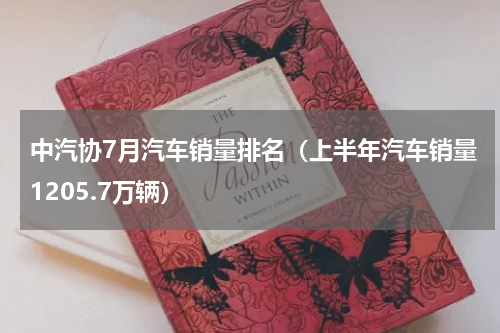 中汽协7月汽车销量排名（上半年汽车销量1205.7万辆）