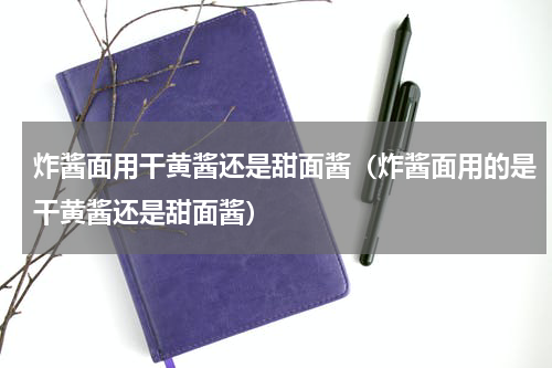 炸酱面用干黄酱还是甜面酱（炸酱面用的是干黄酱还是甜面酱）