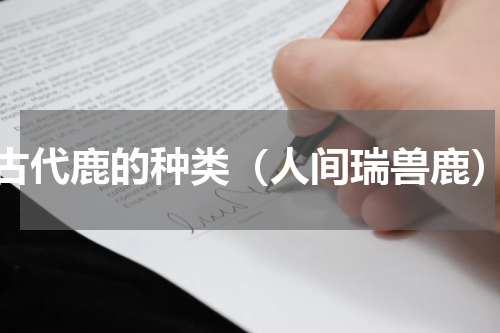 古代鹿的种类（人间瑞兽鹿）