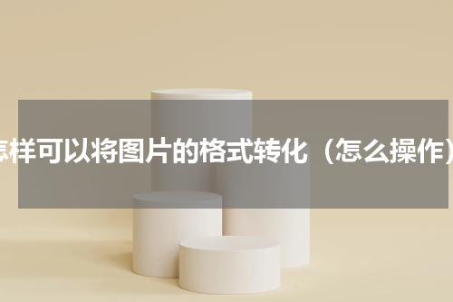 怎样可以将图片的格式转化（怎么操作）