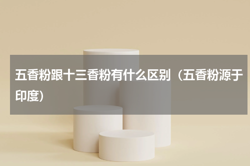 五香粉跟十三香粉有什么区别（五香粉源于印度）