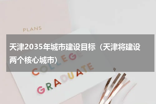 天津2035年城市建设目标（天津将建设两个核心城市）