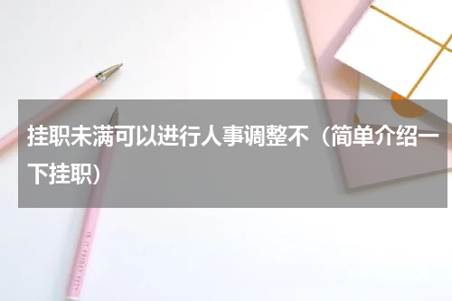 挂职未满可以进行人事调整不（简单介绍一下挂职）