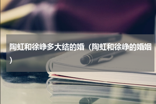 陶虹和徐峥多大结的婚（陶虹和徐峥的婚姻）