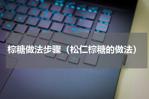 棕糖做法步骤（松仁棕糖的做法）