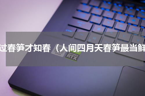 食过春笋才知春（人间四月天春笋最当鲜）