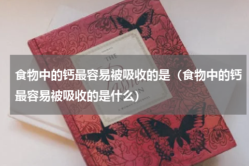 食物中的钙最容易被吸收的是（食物中的钙最容易被吸收的是什么）