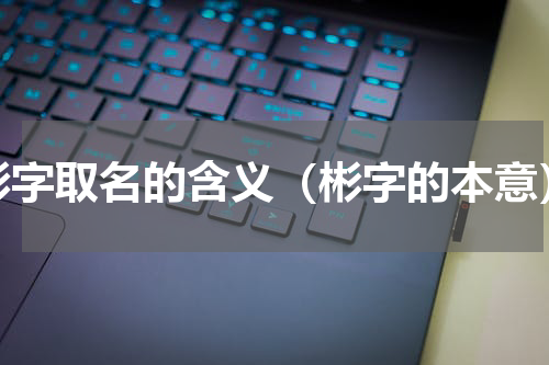 彬字取名的含义（彬字的本意）