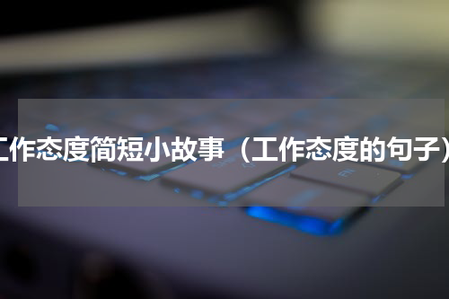 工作态度简短小故事（工作态度的句子）