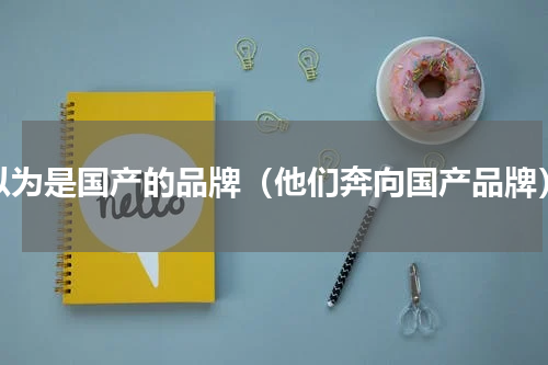 以为是国产的品牌（他们奔向国产品牌）