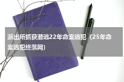 派出所抓获潜逃22年命案逃犯（25年命案逃犯终落网）