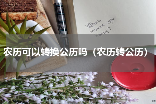 农历可以转换公历吗（农历转公历）