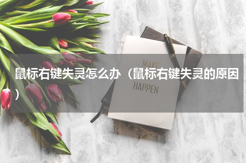 鼠标右键失灵怎么办（鼠标右键失灵的原因）