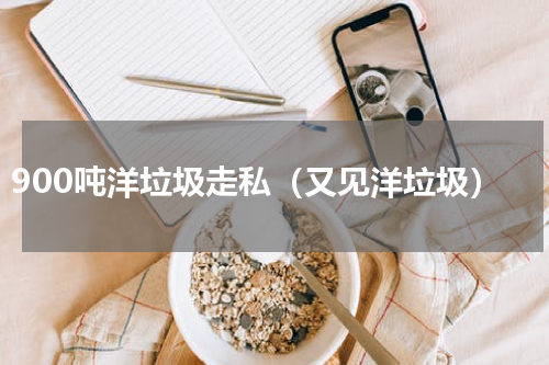 900吨洋垃圾走私（又见洋垃圾）