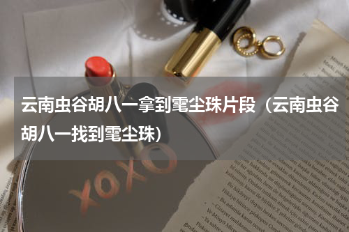 云南虫谷胡八一拿到雮尘珠片段（云南虫谷胡八一找到雮尘珠）