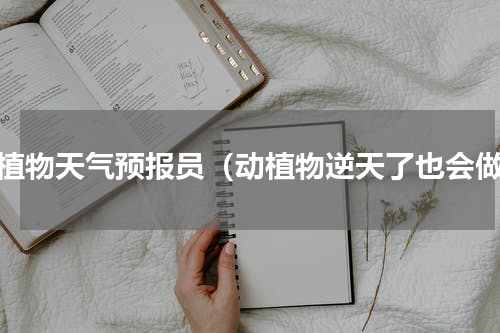 动植物天气预报员（动植物逆天了也会做）
