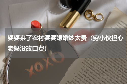 婆婆来了农村婆婆嫌婚纱太贵（穷小伙担心老妈没改口费）