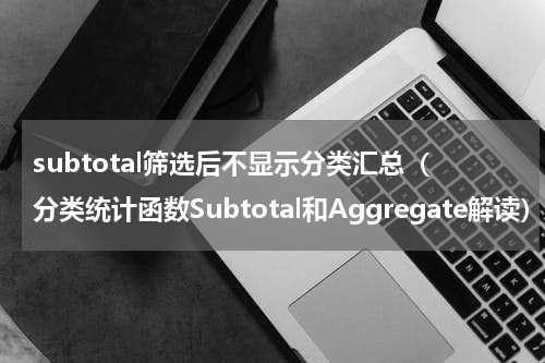 subtotal筛选后不显示分类汇总（分类统计函数Subtotal和Aggregate解读）