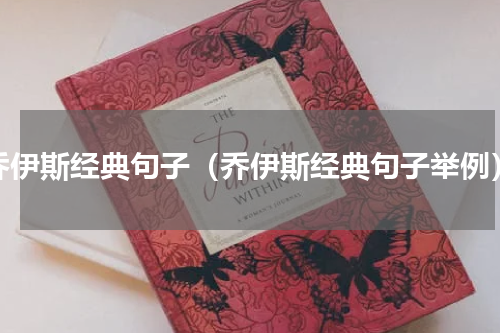 乔伊斯经典句子（乔伊斯经典句子举例）