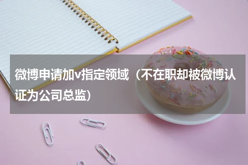 微博申请加v指定领域（不在职却被微博认证为公司总监）