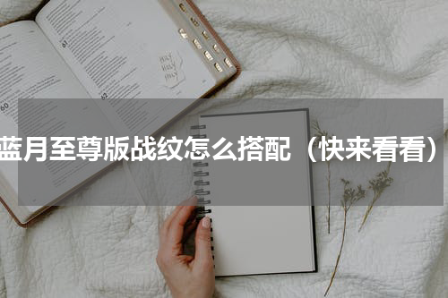 蓝月至尊版战纹怎么搭配（快来看看）
