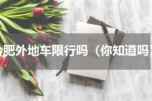 合肥外地车限行吗（你知道吗）