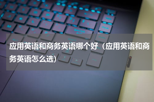 应用英语和商务英语哪个好（应用英语和商务英语怎么选）