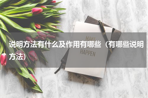 说明方法有什么及作用有哪些（有哪些说明方法）