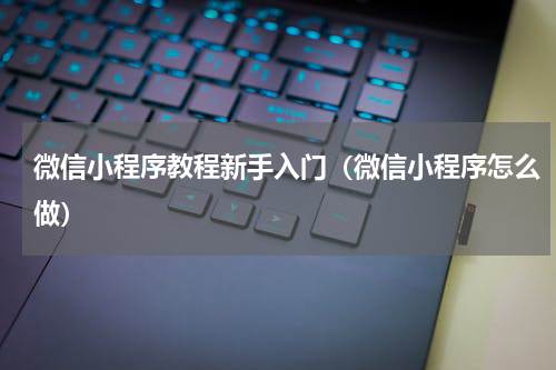 微信小程序教程新手入门（微信小程序怎么做）