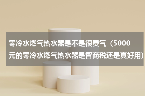 零冷水燃气热水器是不是很费气（5000元的零冷水燃气热水器是智商税还是真好用）