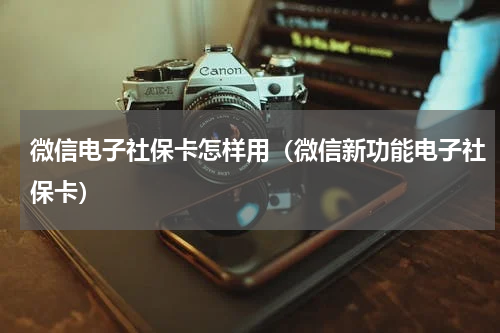 微信电子社保卡怎样用（微信新功能电子社保卡）
