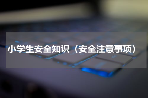 小学生安全知识（安全注意事项）