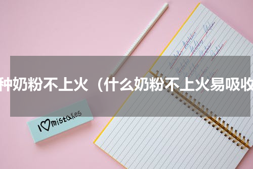 那种奶粉不上火（什么奶粉不上火易吸收）