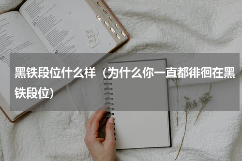 黑铁段位什么样（为什么你一直都徘徊在黑铁段位）