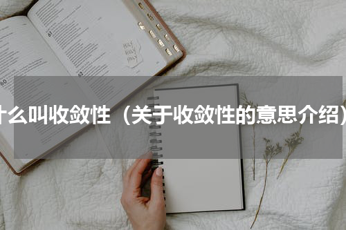 什么叫收敛性（关于收敛性的意思介绍）