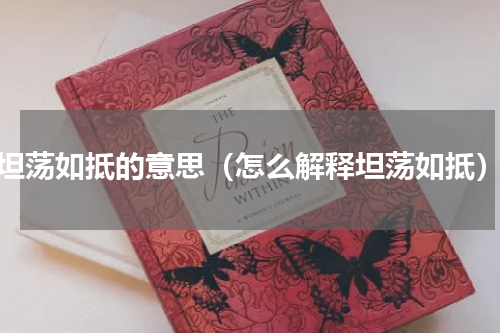 坦荡如抵的意思（怎么解释坦荡如抵）
