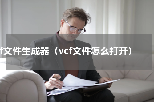 vcf文件生成器（vcf文件怎么打开）