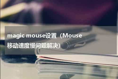 magic mouse设置（Mouse移动速度慢问题解决）