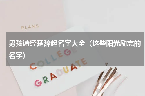 男孩诗经楚辞起名字大全（这些阳光励志的名字）