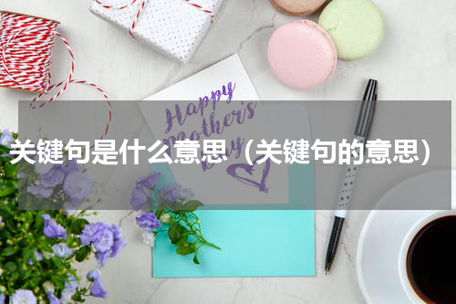 关键句是什么意思（关键句的意思）