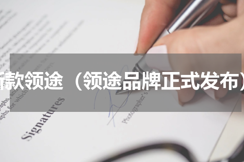 新款领途（领途品牌正式发布）