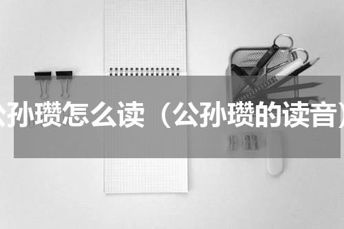 公孙瓒怎么读（公孙瓒的读音）