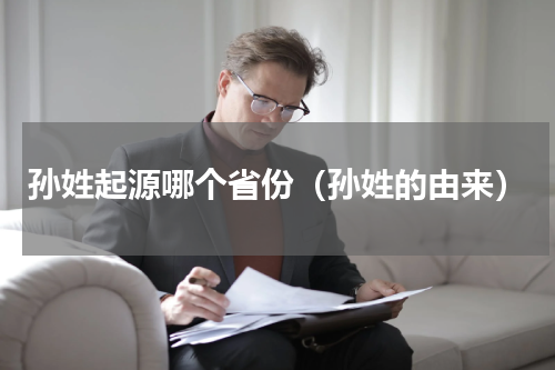 孙姓起源哪个省份（孙姓的由来）
