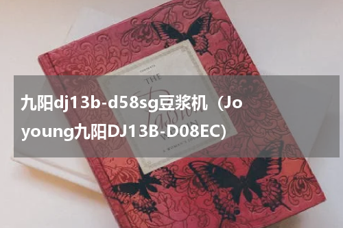 九阳dj13b-d58sg豆浆机（Joyoung九阳DJ13B-D08EC）