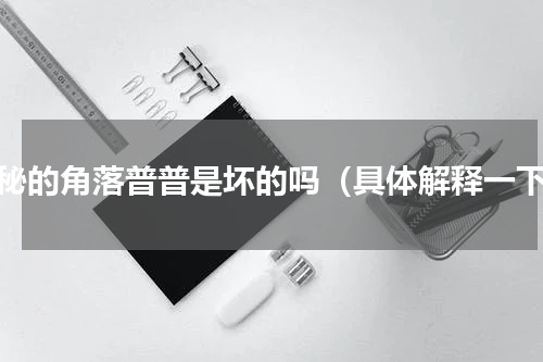 隐秘的角落普普是坏的吗（具体解释一下）