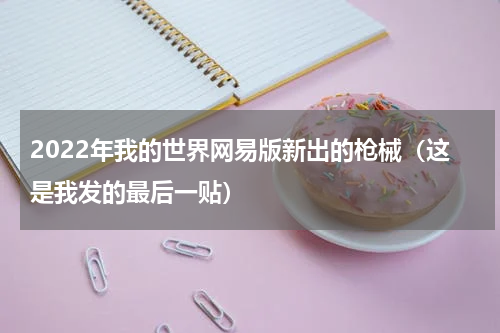 2022年我的世界网易版新出的枪械（这是我发的最后一贴）