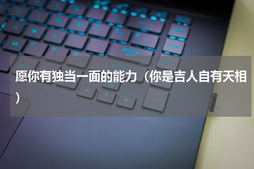 愿你有独当一面的能力（你是吉人自有天相）