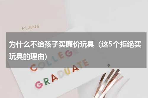 为什么不给孩子买廉价玩具（这5个拒绝买玩具的理由）